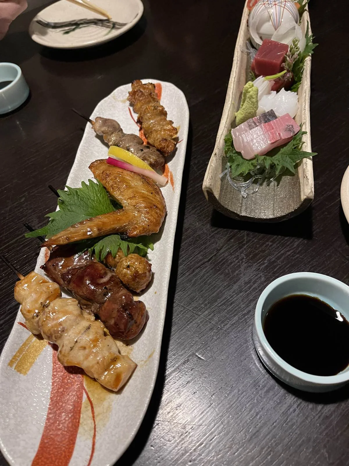 串焼きとお刺身